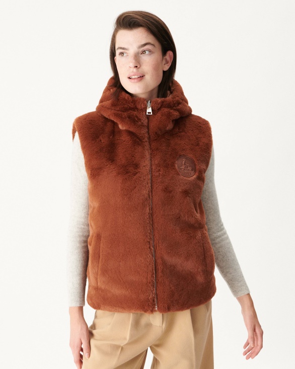 Jott UK Extreme Cold Reversible Down Jacket Caramel Daria