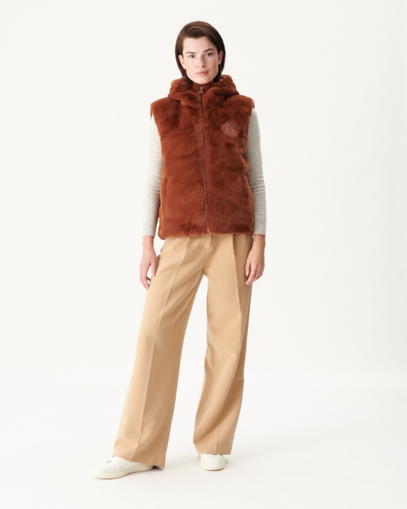 Jott UK Extreme Cold Reversible Down Jacket Caramel Daria