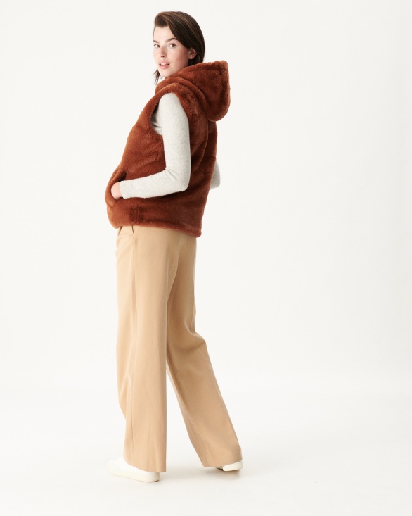 Jott UK Extreme Cold Reversible Down Jacket Caramel Daria