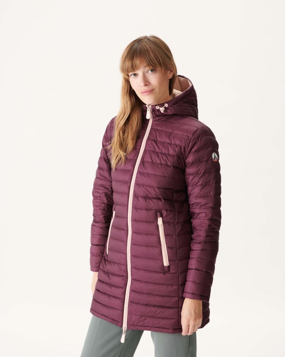 Reversible Light Down Jacket Rose Pale/Aubergine Moscou Jott UK