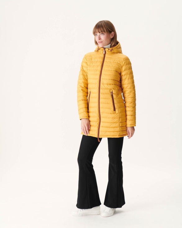 Reversible Light Down Jacket Caramel/Moutarde Moscou Jott UK