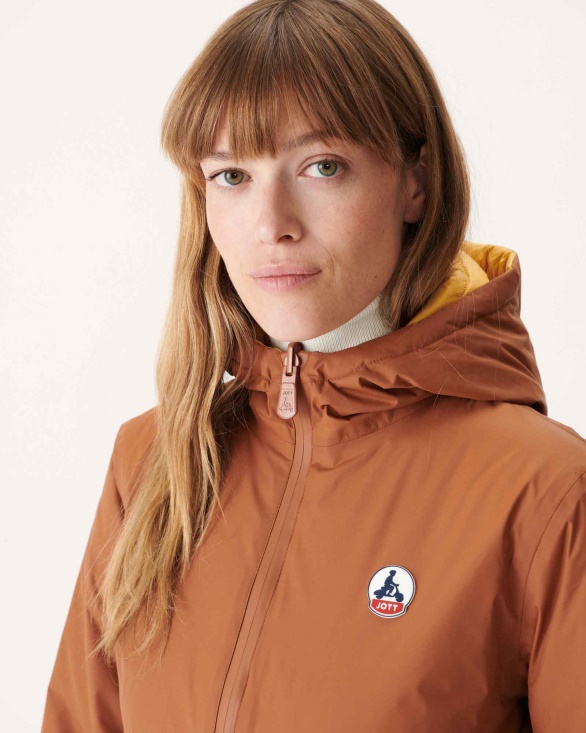 Reversible Light Down Jacket Caramel/Moutarde Moscou Jott UK
