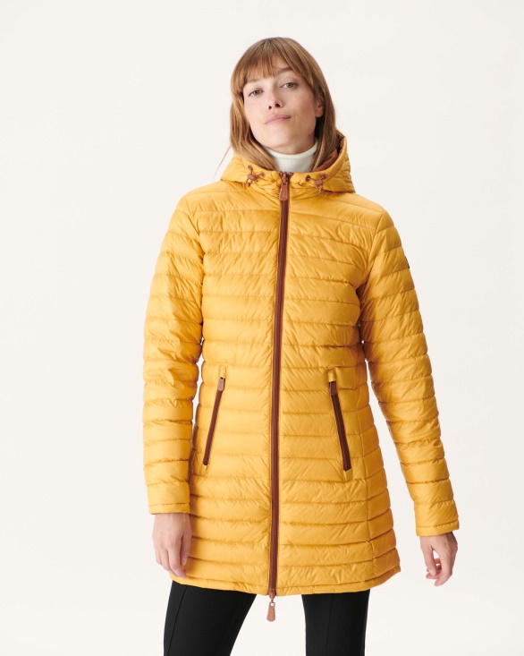 Reversible Light Down Jacket Caramel/Moutarde Moscou Jott UK