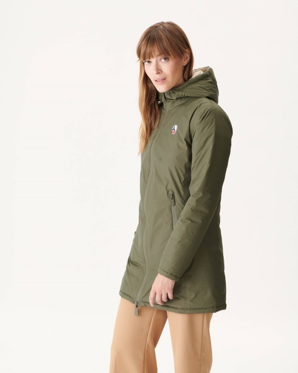 Reversible Light Down Jacket Army/Beige Moscou Jott UK
