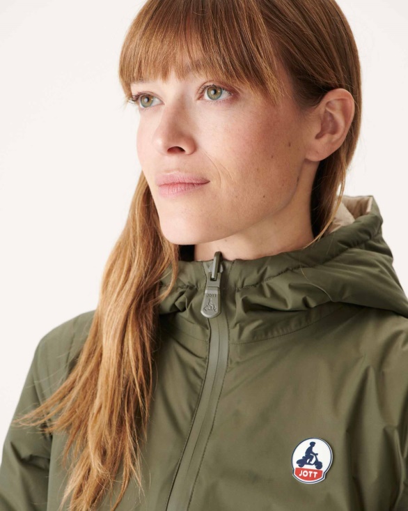 Reversible Light Down Jacket Army/Beige Moscou Jott UK