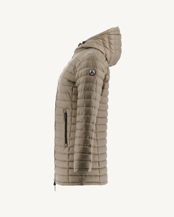 Reversible Light Down Jacket Army/Beige Moscou Jott UK