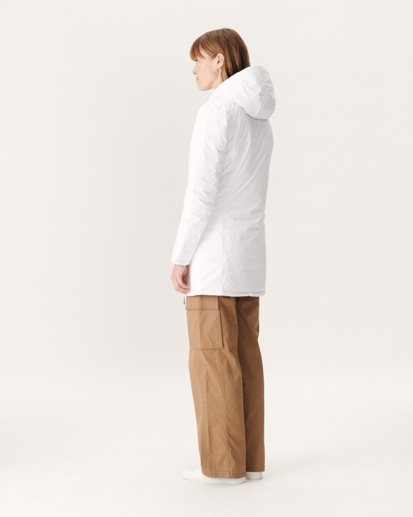 Jott UK Reversible Light Down Jacket Blanc/Marine Moscou