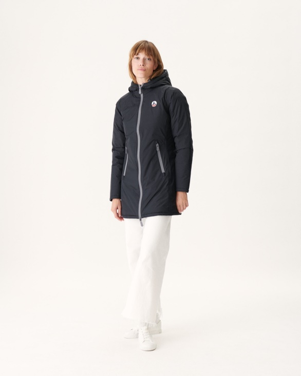 Jott UK Reversible Light Down Jacket Noir Moscou
