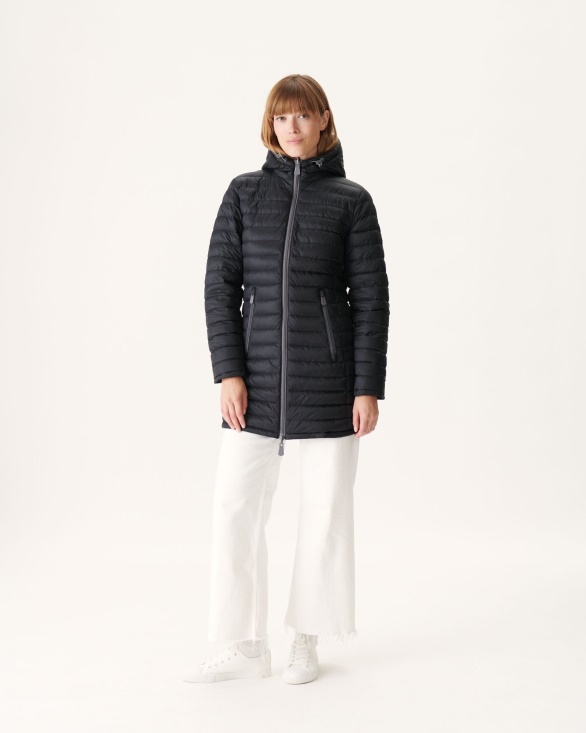 Jott UK Reversible Light Down Jacket Noir Moscou