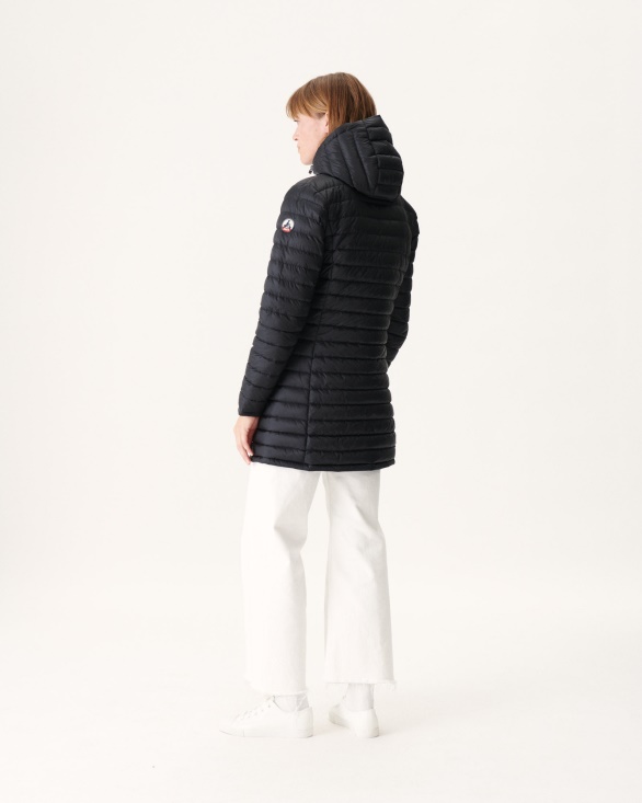 Jott UK Reversible Light Down Jacket Noir Moscou