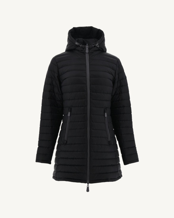 Jott UK Reversible Light Down Jacket Noir Moscou