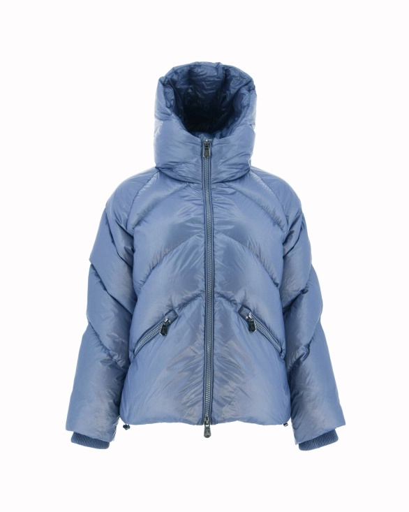 Jott UK Blue Delave Extreme Cold Hooded Puffer Jacket Stellar