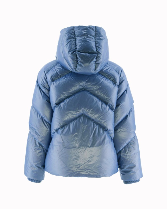 Jott UK Blue Delave Extreme Cold Hooded Puffer Jacket Stellar