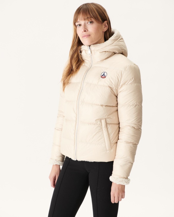 Jott UK Extreme Cold Reversible Down Jacket Naturel Gala