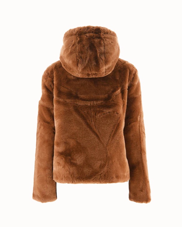 Jott UK Extreme Cold Reversible Down Jacket Caramel Gala