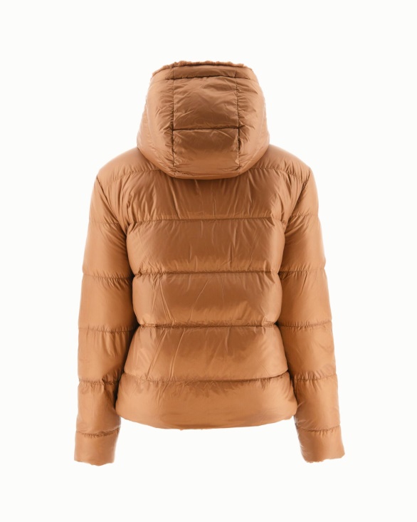 Jott UK Extreme Cold Reversible Down Jacket Caramel Gala