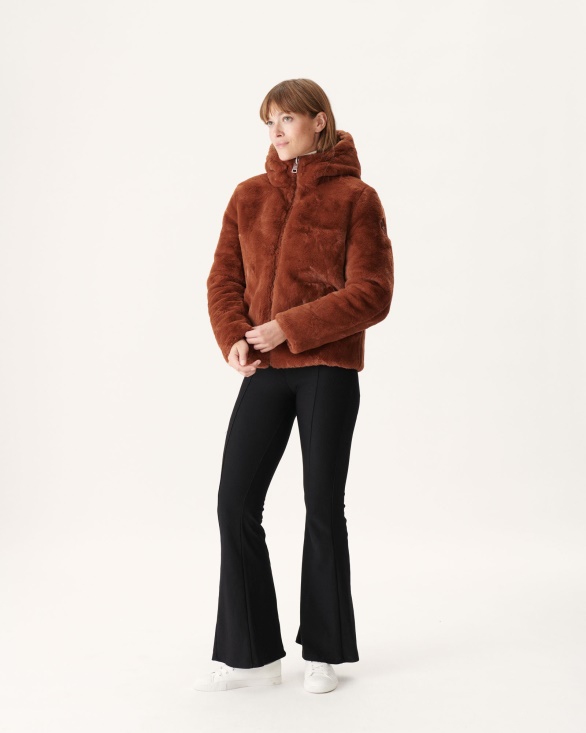 Jott UK Extreme Cold Reversible Down Jacket Caramel Gala