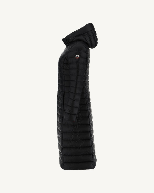 Jott UK Long And Light Down Jacket Noir Laurie