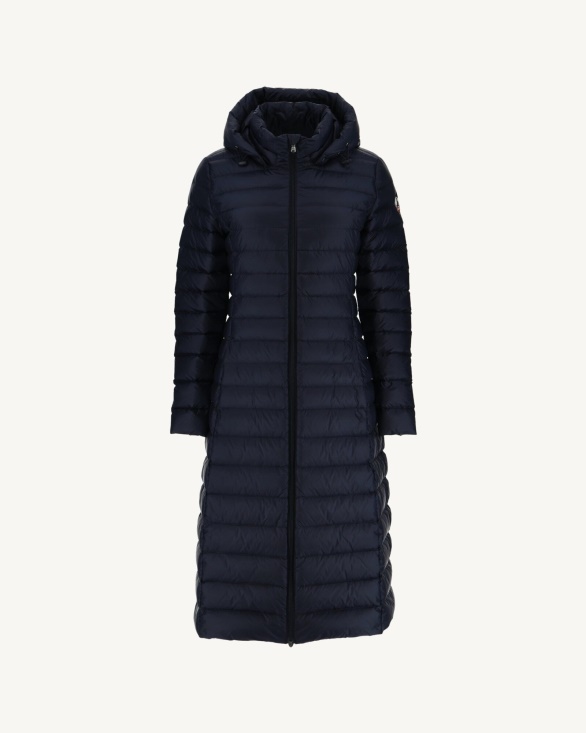 Long And Light Down Jacket Marine Laurie Jott UK
