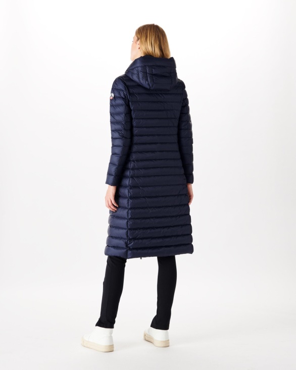 Long And Light Down Jacket Marine Laurie Jott UK