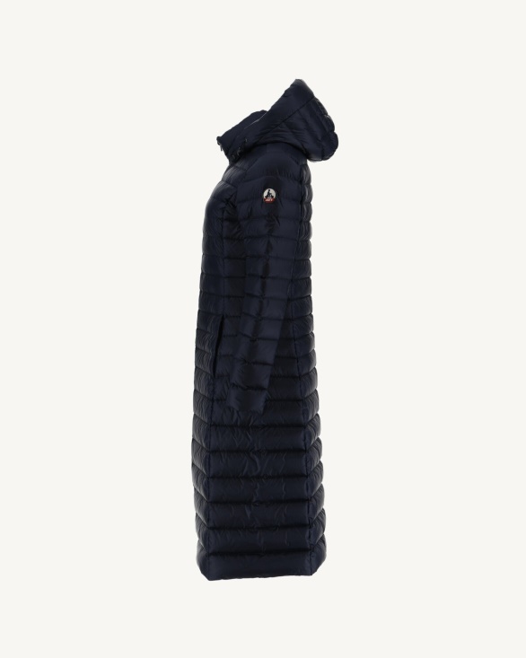 Long And Light Down Jacket Marine Laurie Jott UK
