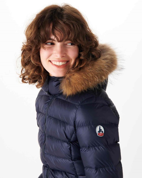 Extreme Cold Hooded Down Jacket Marine Luxe Jott UK