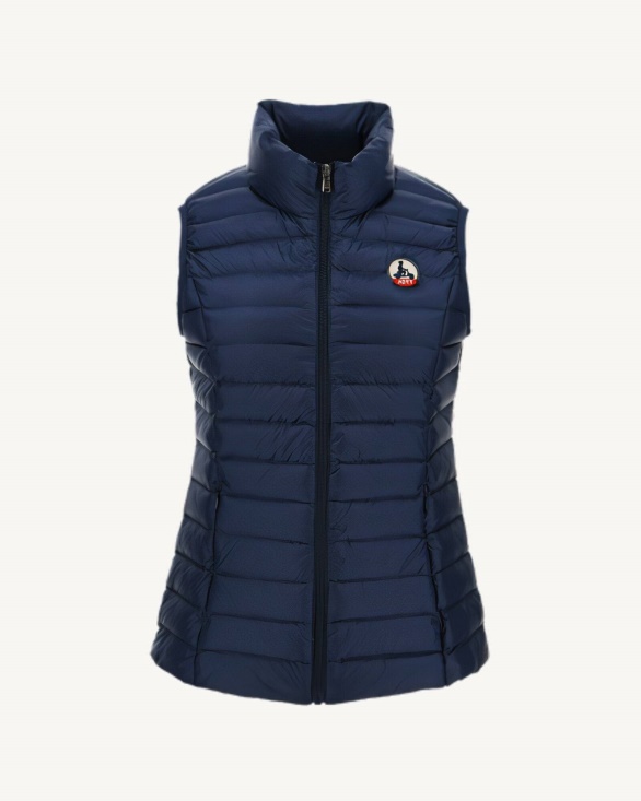 Jott UK Light Sleeveless Down Jacket Blue Abysse Seda