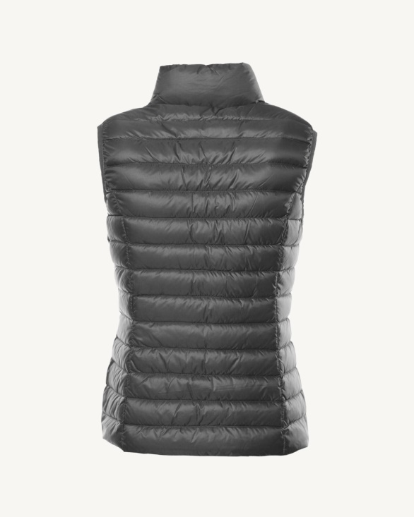 Light Sleeveless Down Jacket Anthracite Seda Jott UK