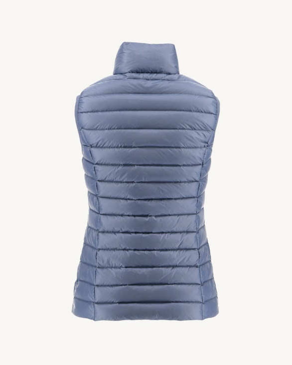 Jott UK Light Sleeveless Down Jacket Blue Delave Seda