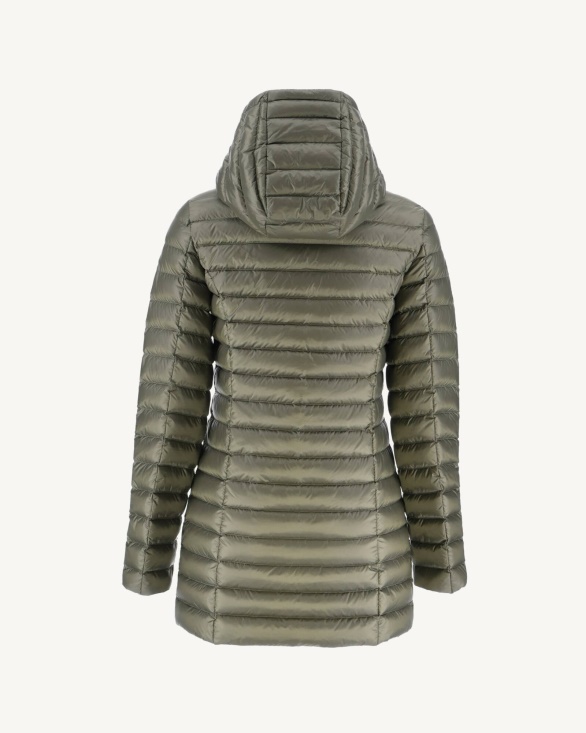 Hooded Down Jacket Army Nour Jott UK