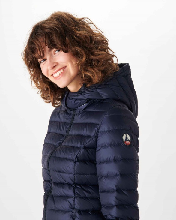 Hooded Down Jacket Marine Nour Jott UK