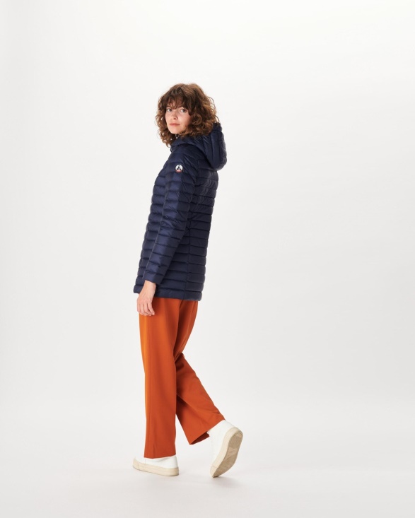 Hooded Down Jacket Marine Nour Jott UK