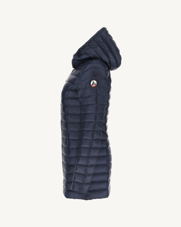 Hooded Down Jacket Marine Nour Jott UK