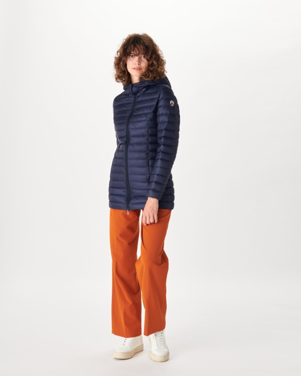 Hooded Down Jacket Marine Nour Jott UK
