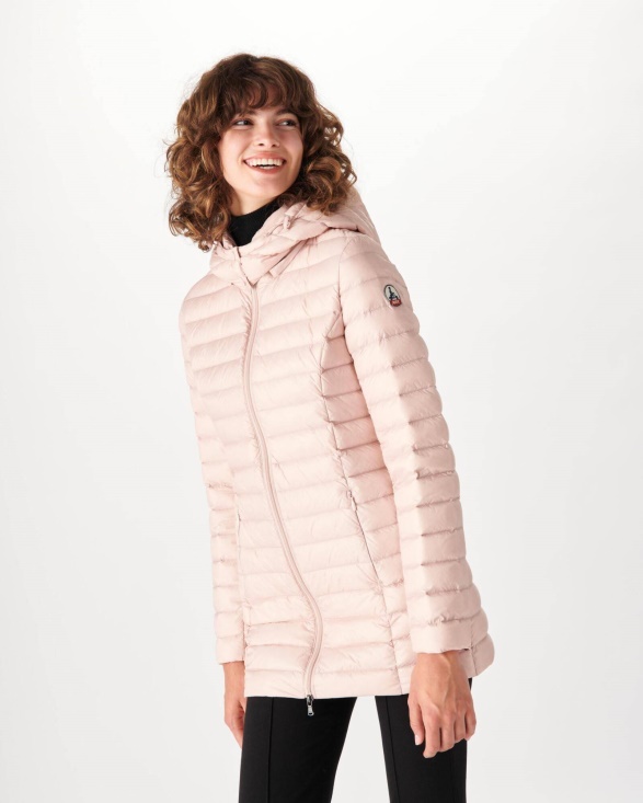 Jott UK Hooded Down Jacket Rose Pale Nour
