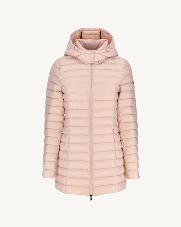 Jott UK Hooded Down Jacket Rose Pale Nour