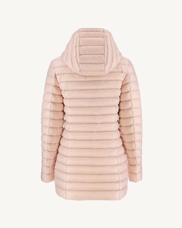 Jott UK Hooded Down Jacket Rose Pale Nour