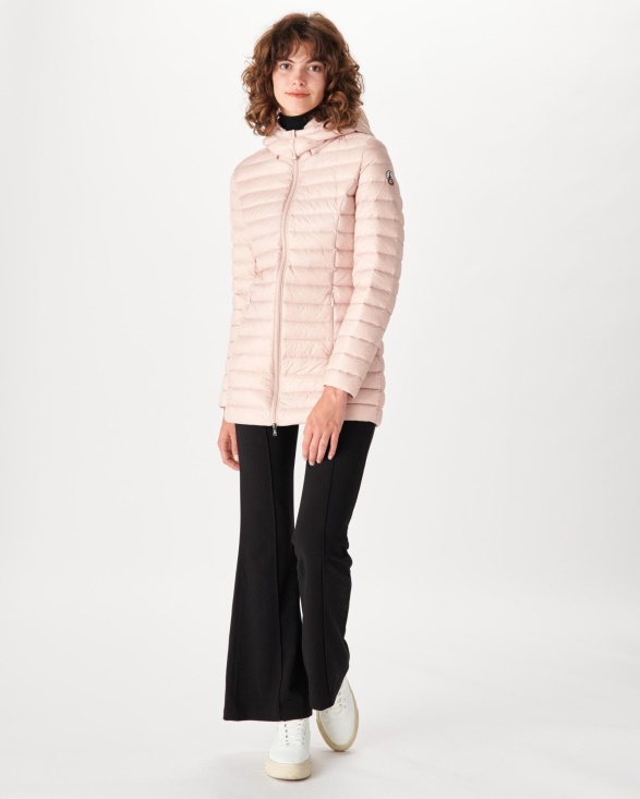 Jott UK Hooded Down Jacket Rose Pale Nour