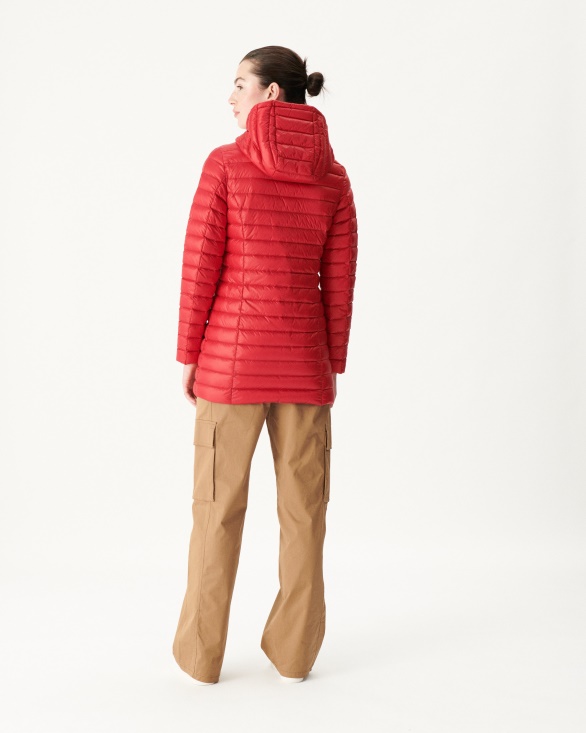 Hooded Down Jacket Rouge Nour Jott UK