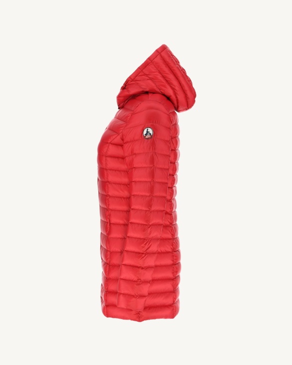 Hooded Down Jacket Rouge Nour Jott UK