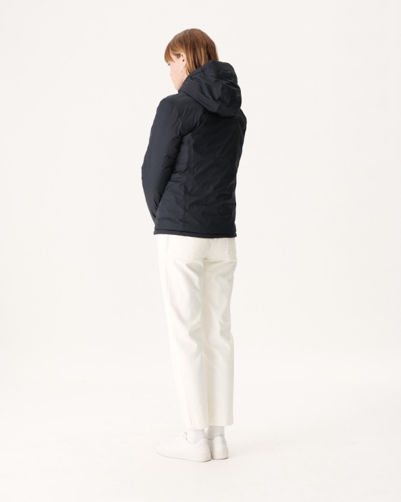 Jott UK Reversible Down Jacket Noir/Rose Pale Vienna