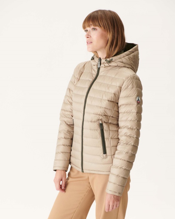 Reversible Down Jacket Army/Beige Vienna Jott UK
