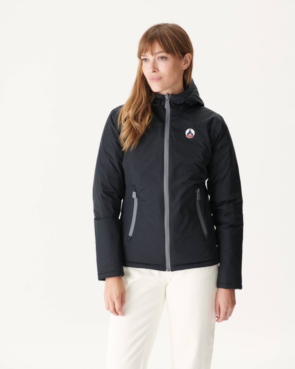 Jott UK Reversible Down Jacket Noir Vienna