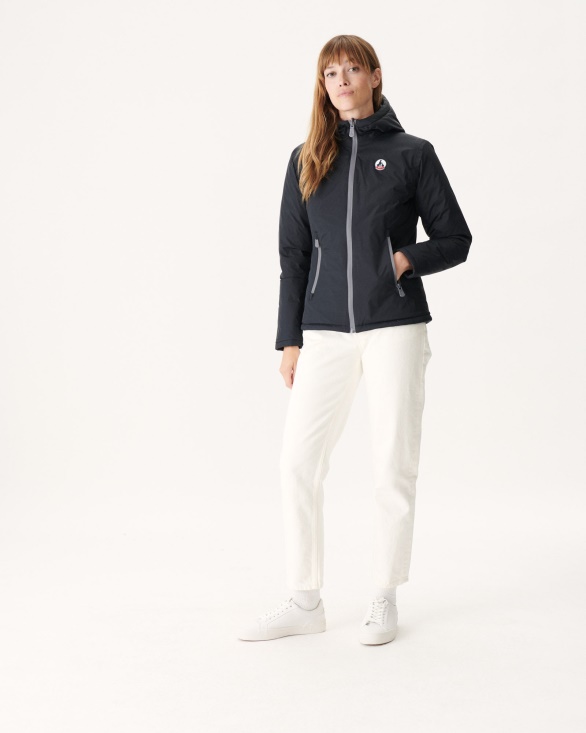 Jott UK Reversible Down Jacket Noir Vienna