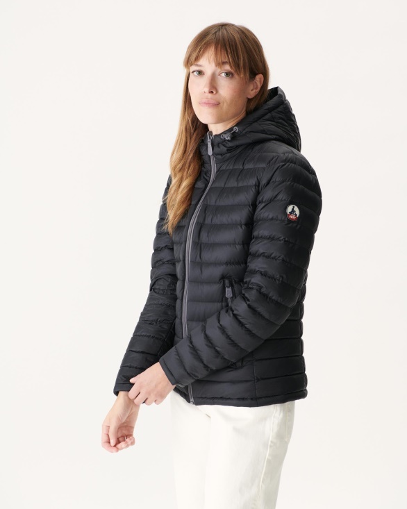 Jott UK Reversible Down Jacket Noir Vienna