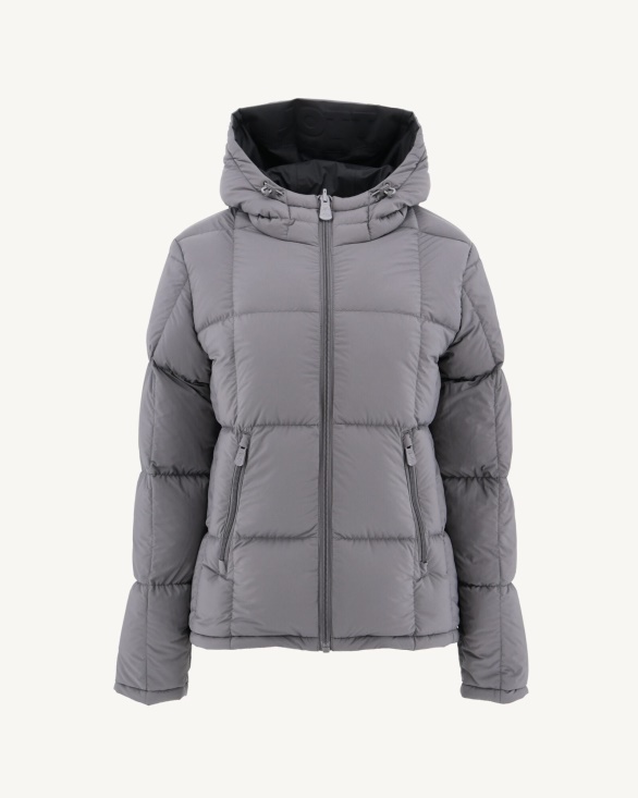 Extreme Cold Reversible Down Jacket Noir/Anthracite Victoria Jott UK