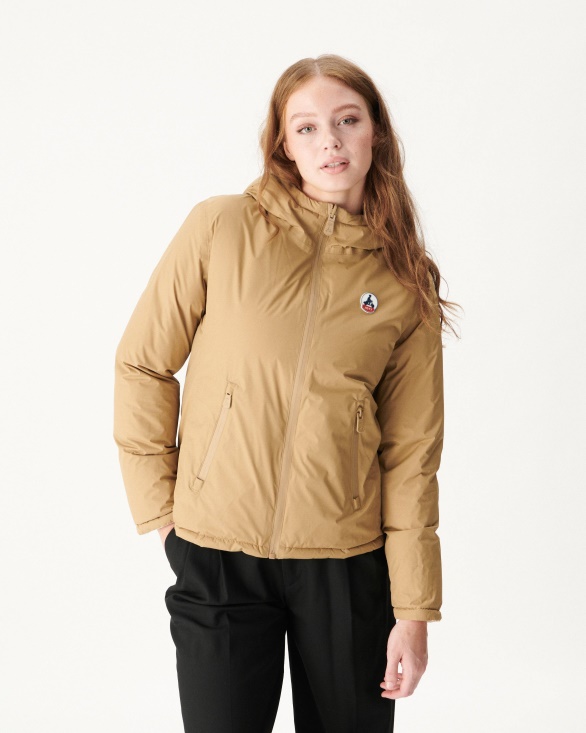Jott UK Extreme Cold Reversible Down Jacket Beige/Ecru Victoria