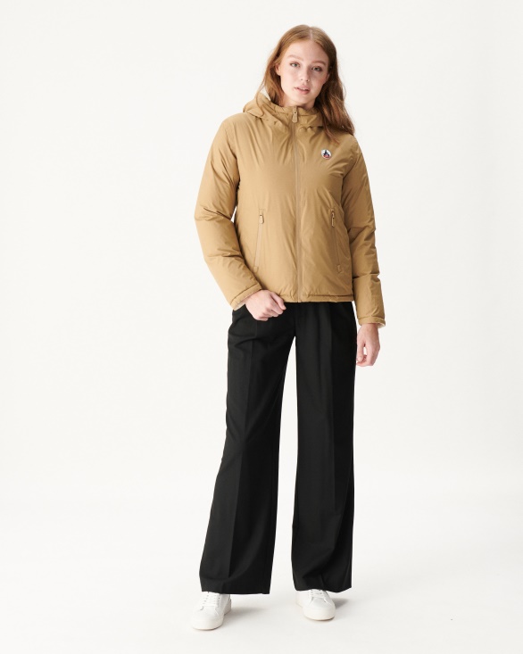Jott UK Extreme Cold Reversible Down Jacket Beige/Ecru Victoria