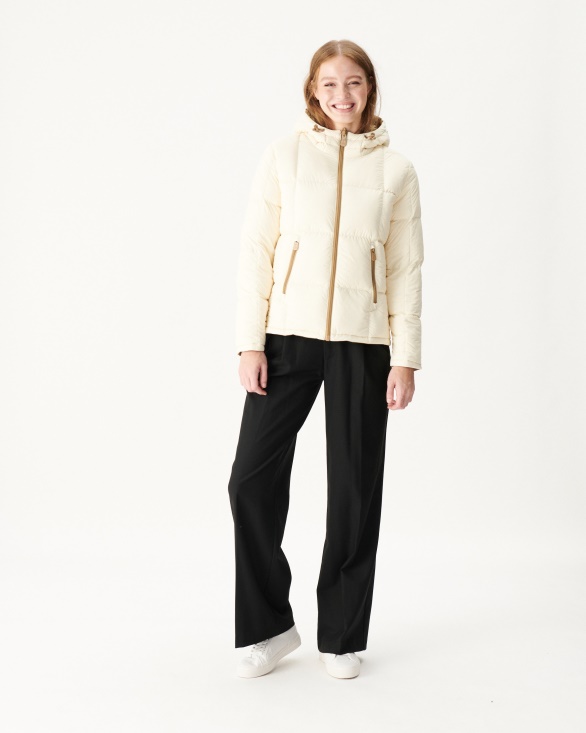 Jott UK Extreme Cold Reversible Down Jacket Beige/Ecru Victoria