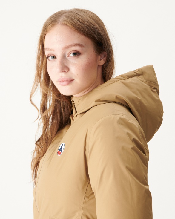 Jott UK Extreme Cold Reversible Down Jacket Beige/Ecru Victoria